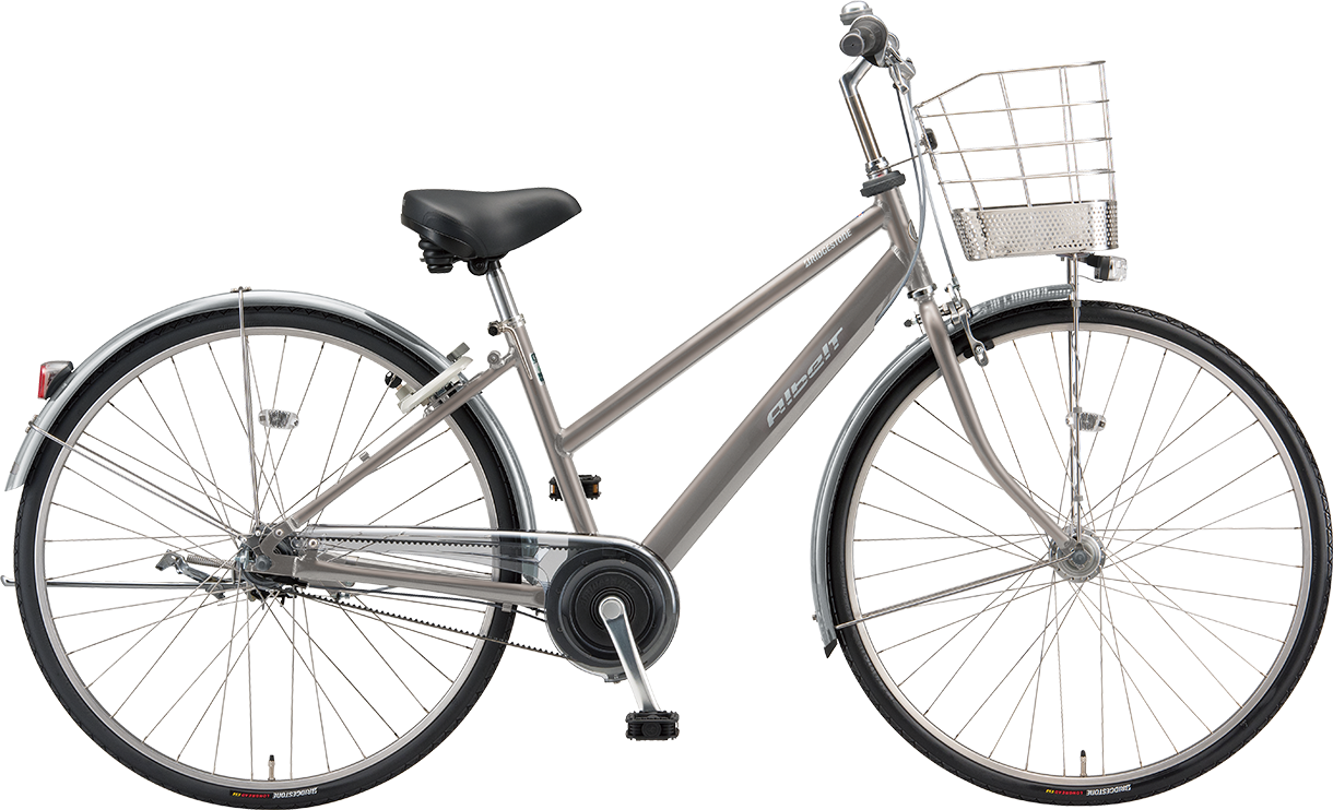 通学・通勤向け自転車 アルベルト T.チタニウムシルバー(ツヤ消しカラー)/S型色の写真