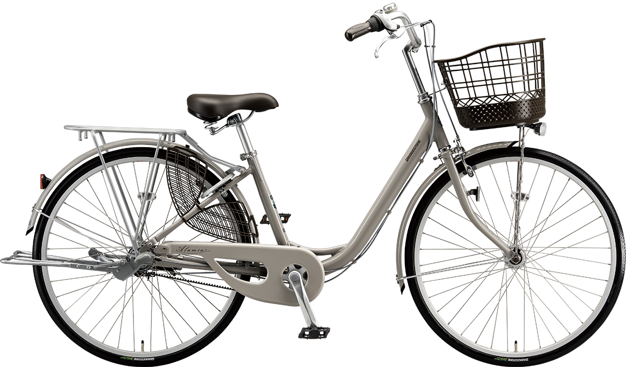 買い物向け自転車 アルミーユ E.Xモルベージュ／ベルトモデル色の写真