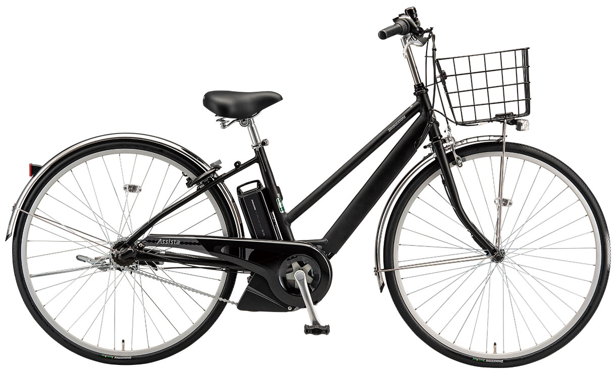 通勤・通学向け電動アシスト自転車 アシスタS STD T.クロツヤケシ（ツヤ消しカラー）色の写真