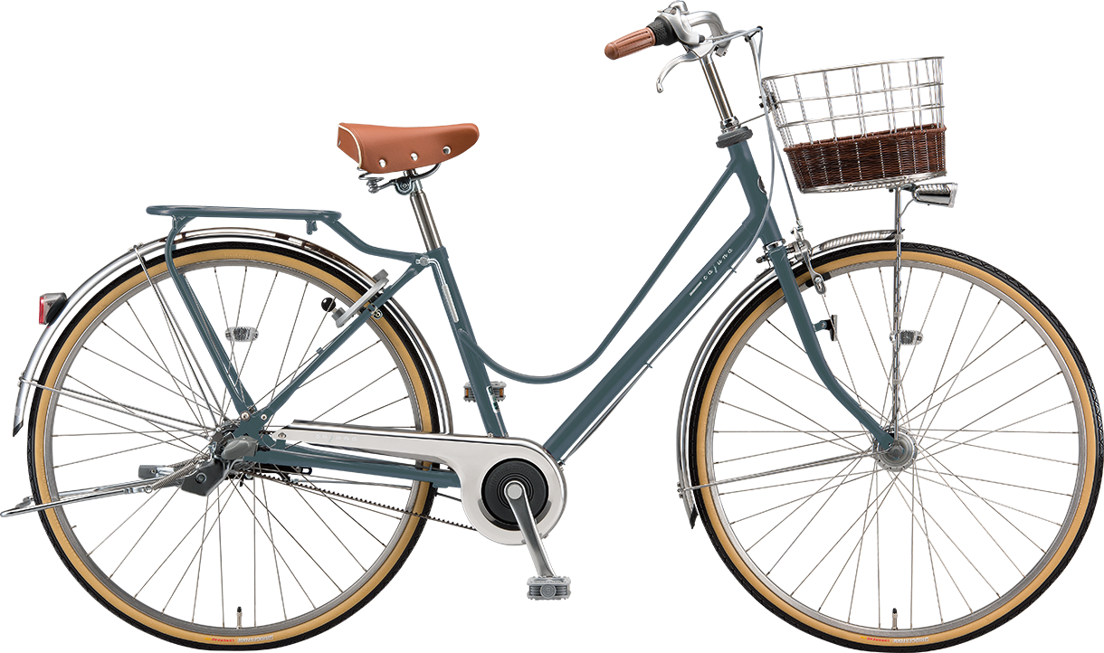 通学・通勤向け自転車 カジュナ T.Xダークアッシュ（ツヤ消しカラー）（ベルトモデル）色の写真