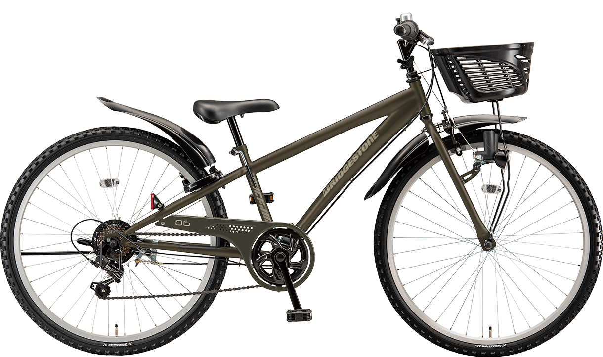 子ども用自転車 ジュニア クロスファイヤージュニア スペックF T.XHカーキ（ツヤ消しカラー）／ダイナモランプモデル色の写真