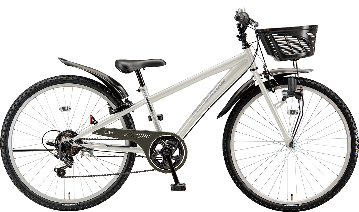 子ども用自転車 ジュニア クロスファイヤージュニア スペックF E.Xソフトライトグレー／ダイナモランプモデル色の写真