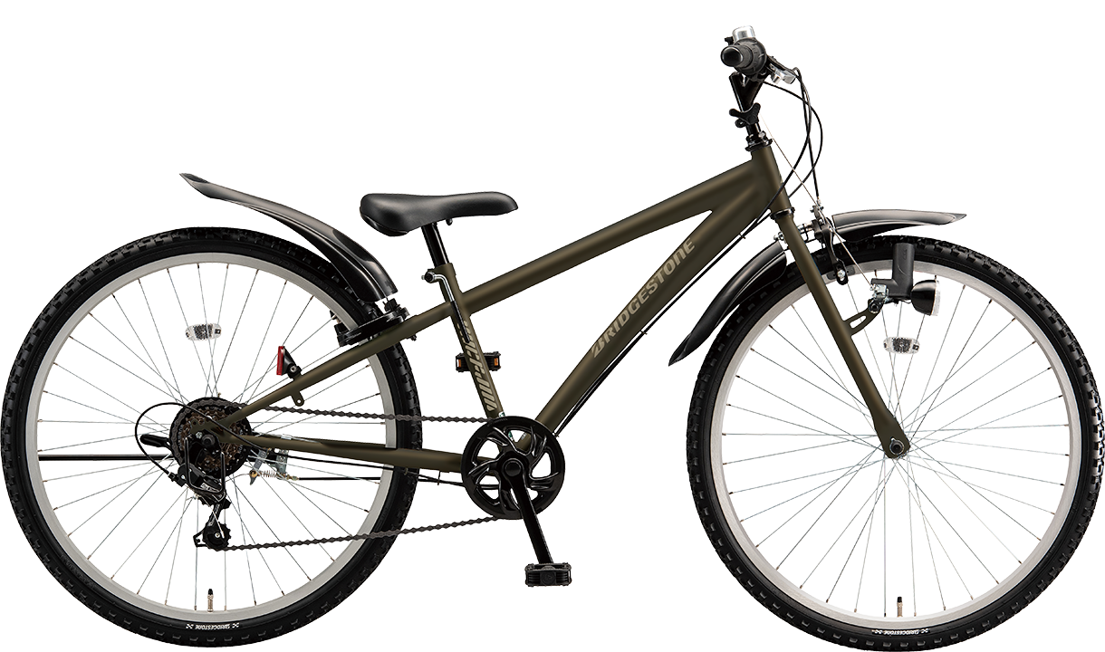子ども用自転車 ジュニア クロスファイヤージュニア スペックS T.XHカーキ（ツヤ消しカラー）色の写真