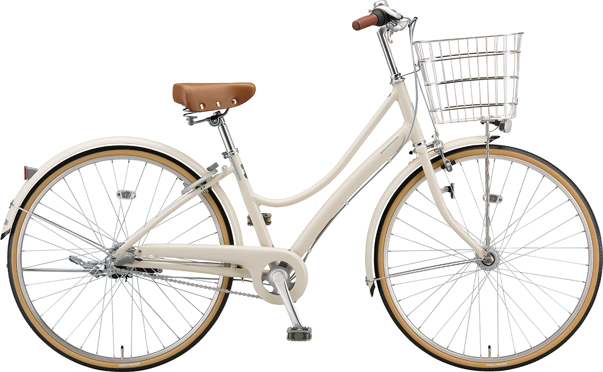 買い物向け自転車 エブリッジ L  デラックス E.Xクリームアイボリー色の写真
