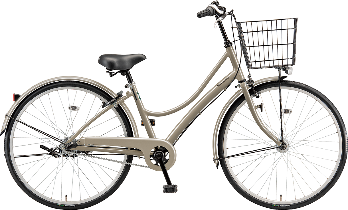 買い物向け自転車 エブリッジ L スタンダード E.XHクラシックベージュ色の写真