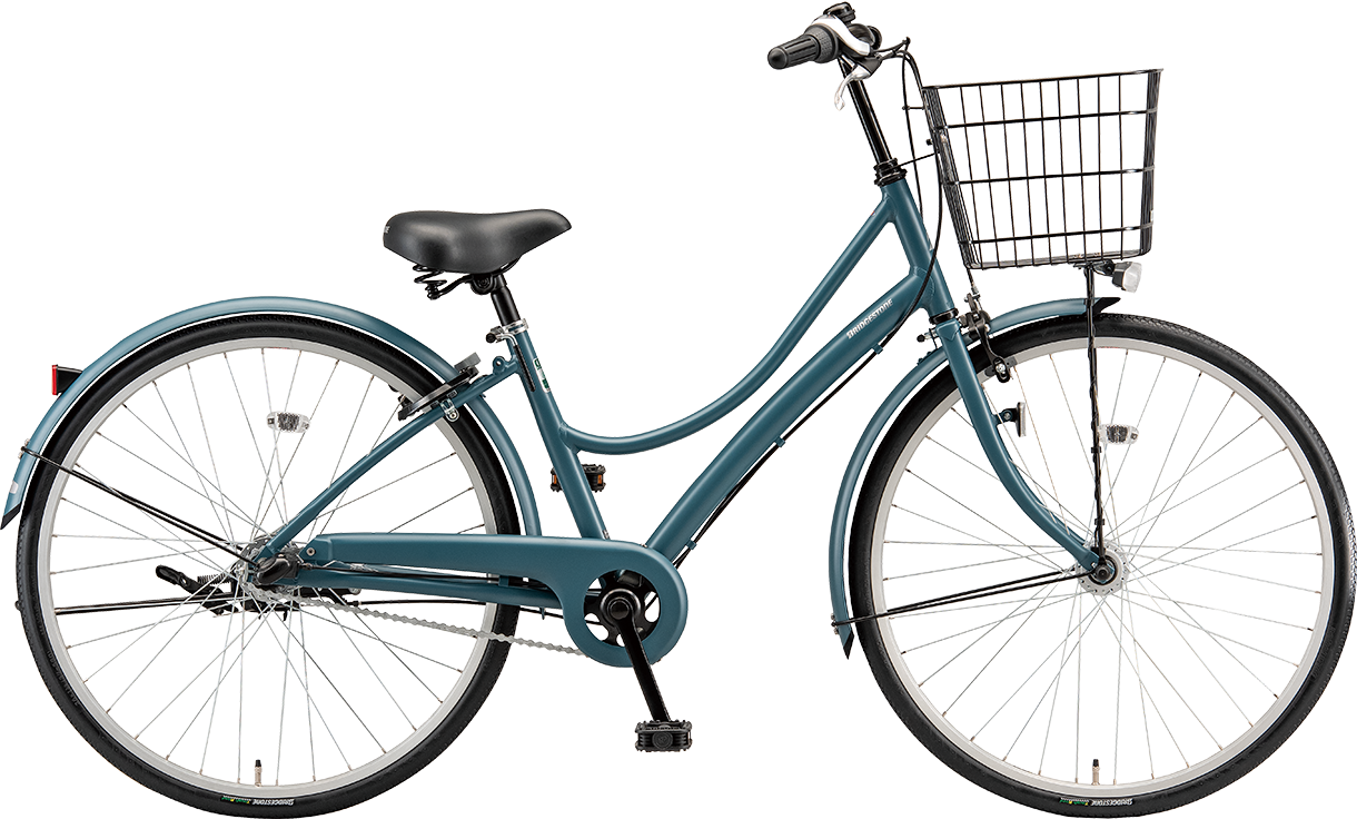 買い物向け自転車 エブリッジ L スタンダード T.Xグリーンアッシュ（ツヤ消しカラー）色の写真