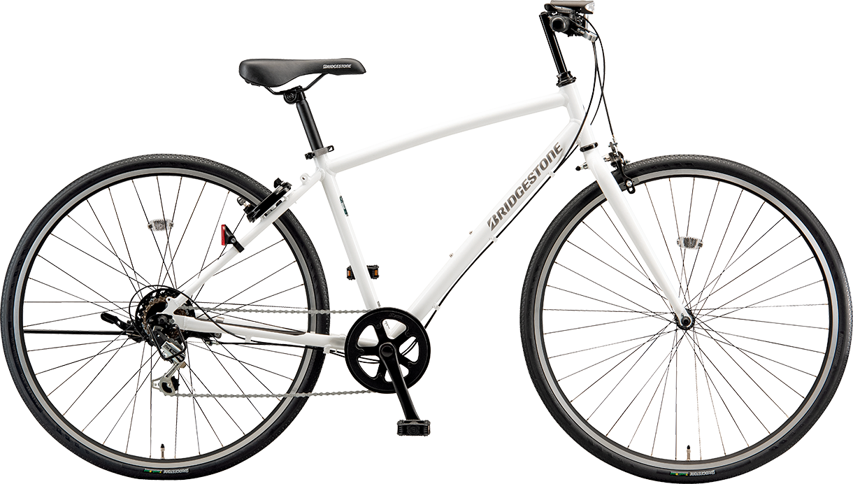 スポーツ向け自転車 エルビーワン E.Xホワイト色の写真