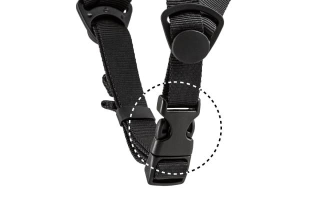 装着感を抑えたバックル